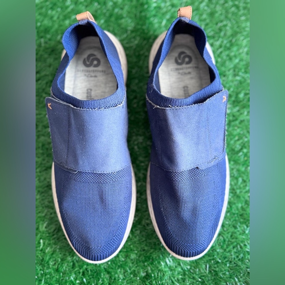 Men's Clarks Blue Slip-On Shoes Size 11‎